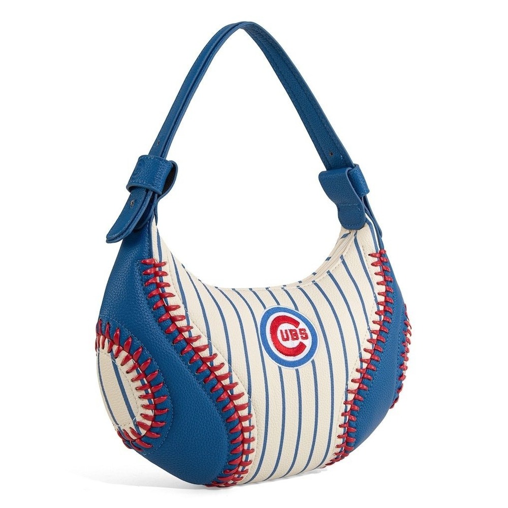 Chicago Cubs Montana West White Shoulder Hobo Bag (NWTS)